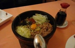 Bibim Bap. Comida coreana.